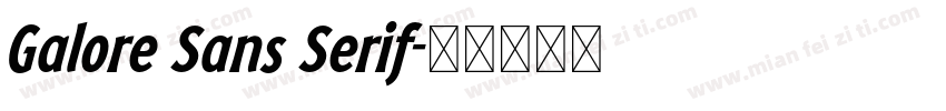 Galore Sans Serif字体转换